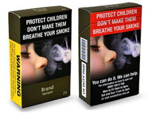 Ирландские курильщики лишились брендированных упаковок сигарет и табака