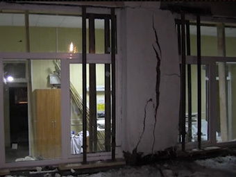В Коломенской ЦРБ из-за ремонта просела стена