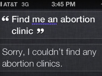 Голосовой помощник iPhone научат искать абортарии