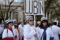 В Варшаве прошла массовая демонстрация медработников